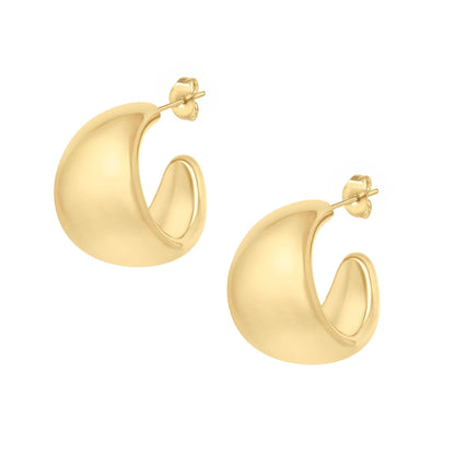 Sculpted Volume Hoops