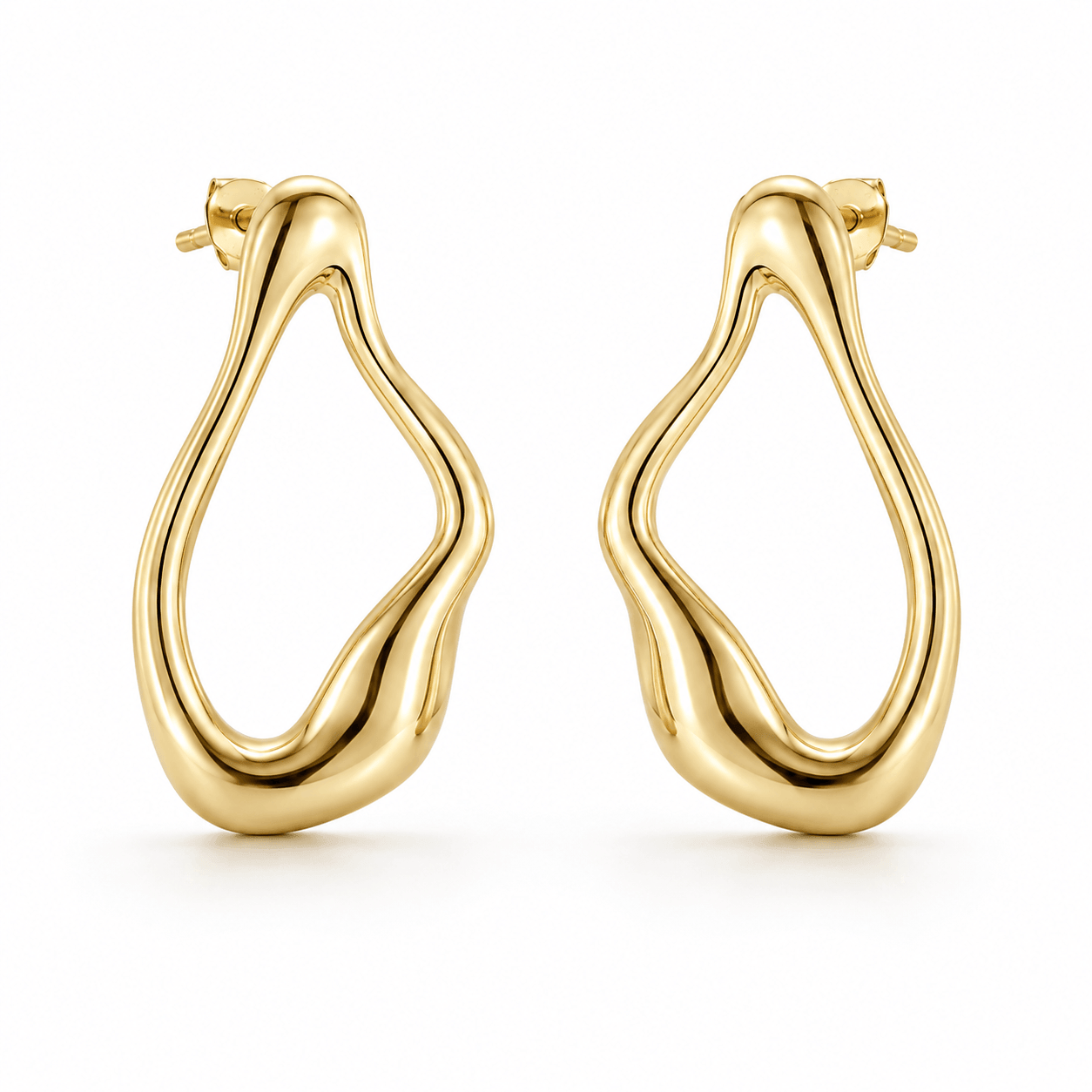 Sculpted Wave Earrings