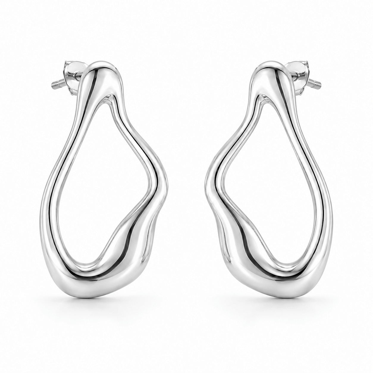 Sculpted Wave Earrings