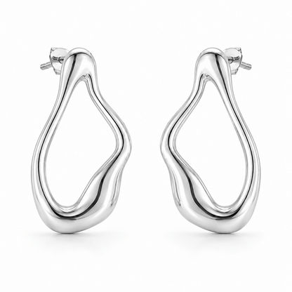 Sculpted Wave Earrings
