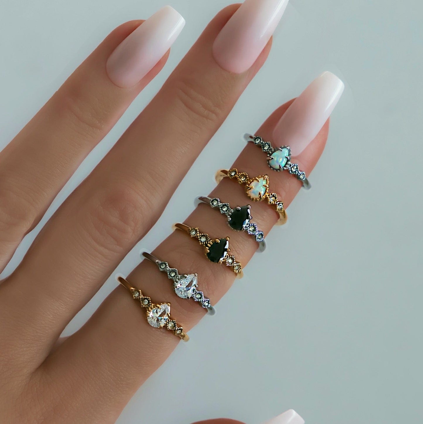 Star Pavé Ring